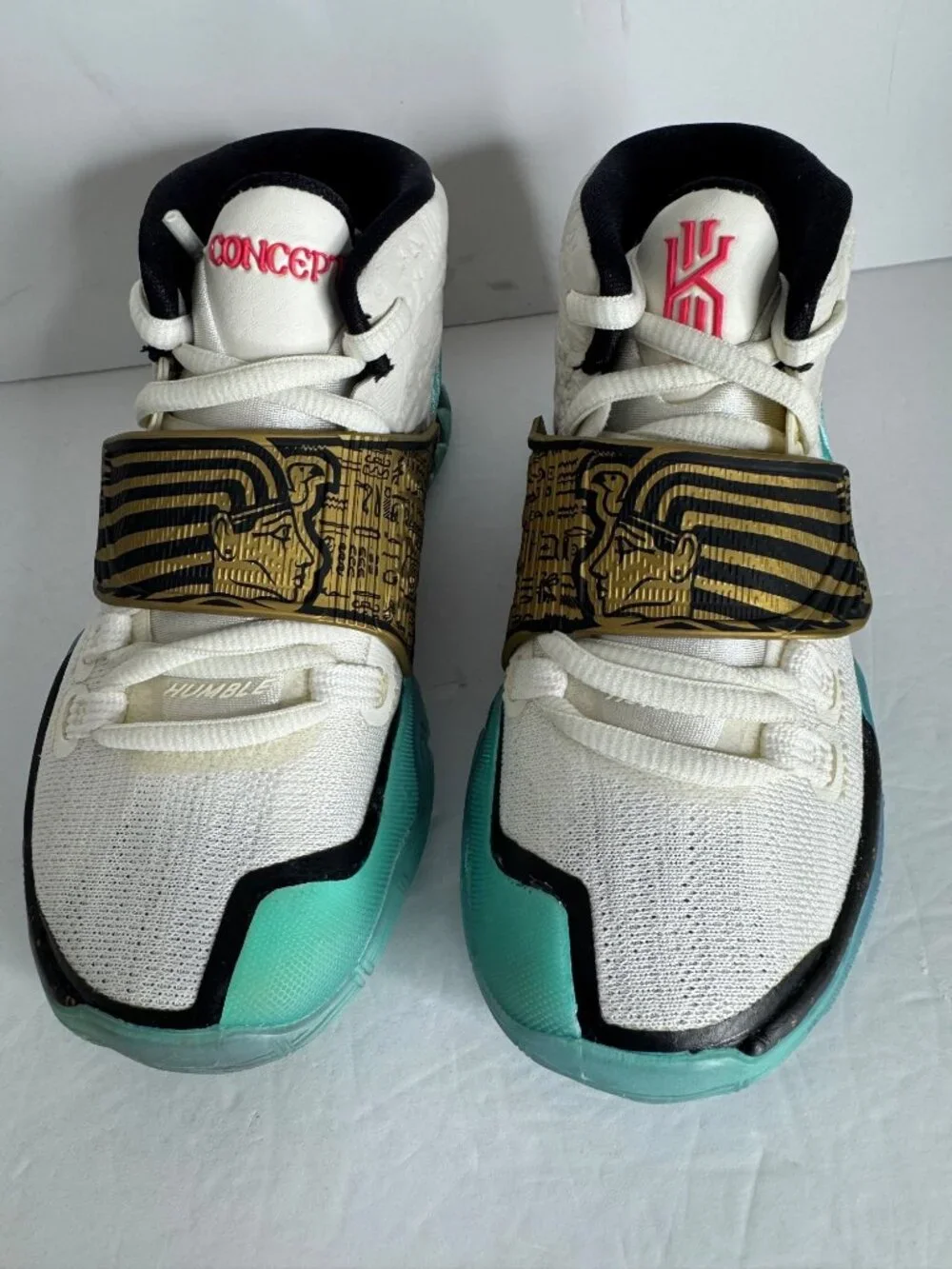 Concepts x Nike Kyrie 6 PS Golden Mummy High Top Sneaker kids US 12 C EU 29.5 - Picture 5 of 8
